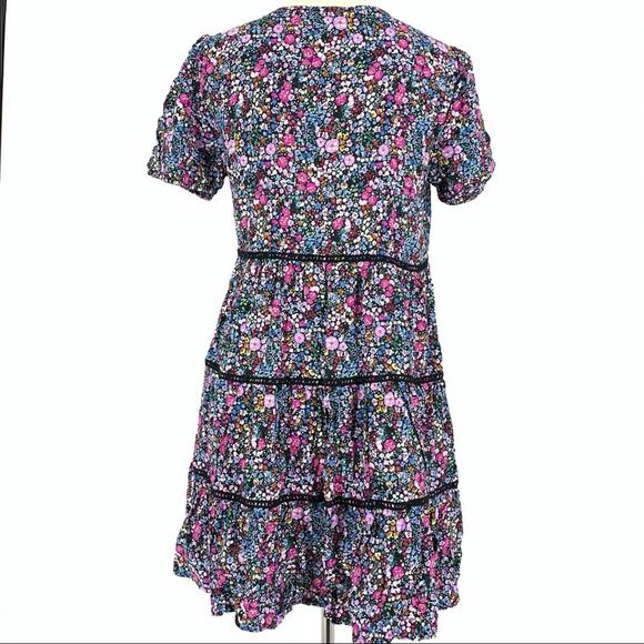 Wild Fable Ebony Floral Short Dress Size Small NWT - Picture 2 of 8